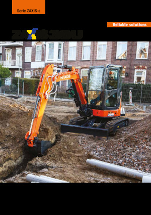 Minikotrók Hitachi ZX38U-6