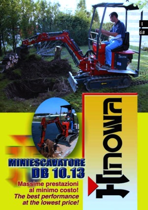 Minikotrók Hinowa DB 10.13