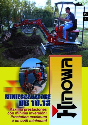 Minikotrók Hinowa DB 10.13
