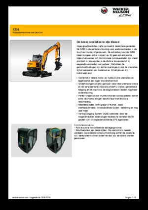 Minikotrók Wacker Neuson EZ53