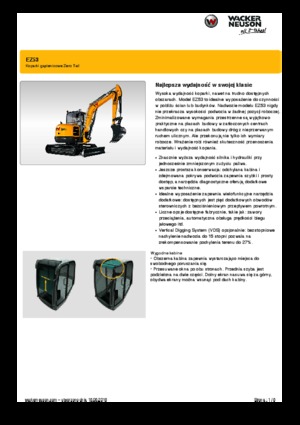 Minikotrók Wacker Neuson EZ53