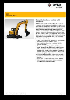 Lánctalpas kotrók Wacker Neuson EZ80
