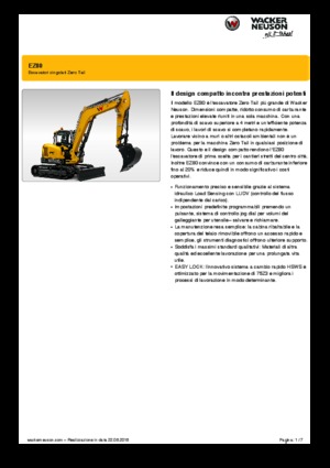 Lánctalpas kotrók Wacker Neuson EZ80