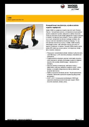 Lánctalpas kotrók Wacker Neuson EZ80