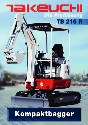 Minikotrók Takeuchi TB 215 R