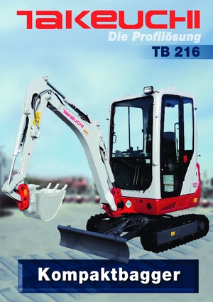 Minikotrók Takeuchi TB216S