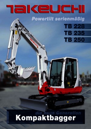 Minikotrók Takeuchi TB 235