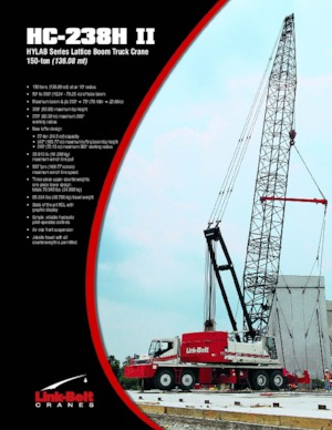 Mobildaruk - rácsos gém Link-Belt HC-238H II