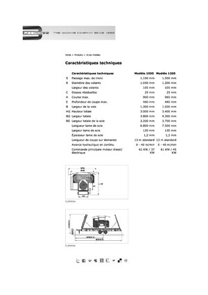 Mobil fűrésztelepek Resch 1050