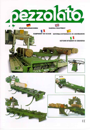 Mobil fűrésztelepek Pezzolato Mini-Profi 800