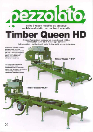 Mobil fűrésztelepek Pezzolato Timber Queen HD 7