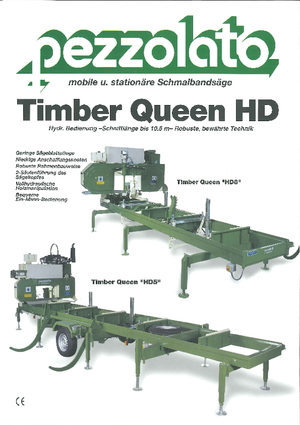 Mobil fűrésztelepek Pezzolato Timber Queen HD 7