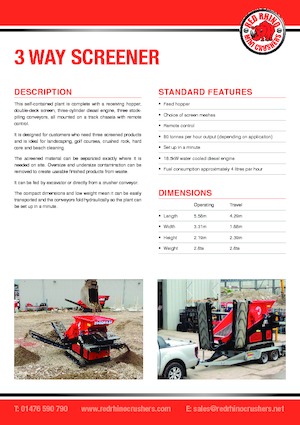 Mobil rosták Red Rhino 3 WAY SCREENER