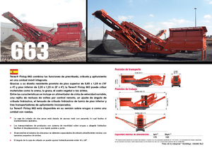 Mobil rosták Terex-Finlay 663 Supertrak