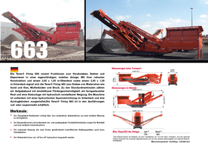Mobil rosták Terex-Finlay 663 Supertrak
