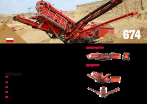 Mobil rosták Terex-Finlay 674