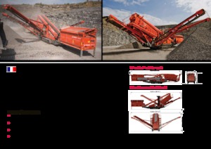 Mobil rosták Terex-Finlay 684 - 3 Deck
