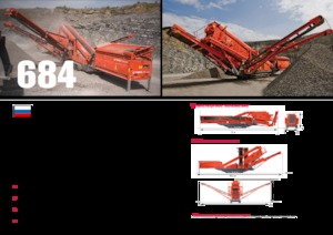 Mobil rosták Terex-Finlay 684 - 3 Deck