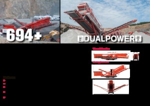 Mobil rosták Terex-Finlay 694+ Hybrid