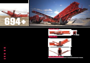 Mobil rosták Terex-Finlay 694+