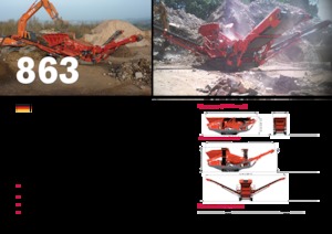 Mobil rosták Terex-Finlay 863+