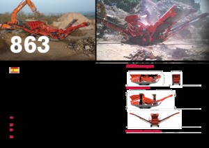 Mobil rosták Terex-Finlay 863+