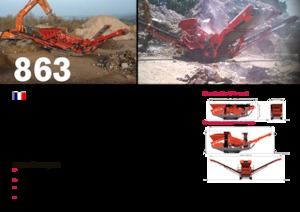 Mobil rosták Terex-Finlay 863+