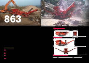 Mobil rosták Terex-Finlay 863+