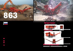 Mobil rosták Terex-Finlay 863+