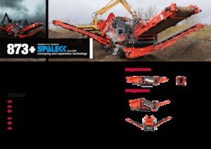 Mobil rosták Terex-Finlay 873+ Spaleck