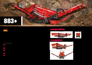 Mobil rosták Terex-Finlay 883+