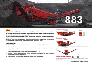 Mobil rosták Terex-Finlay 883 Reclaimer