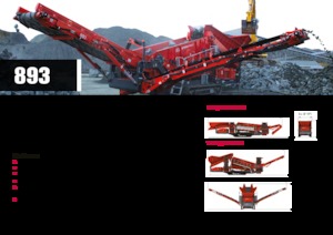 Mobil rosták Terex-Finlay 893