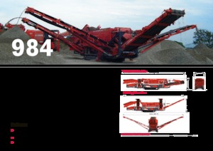 Mobil rosták Terex-Finlay 984