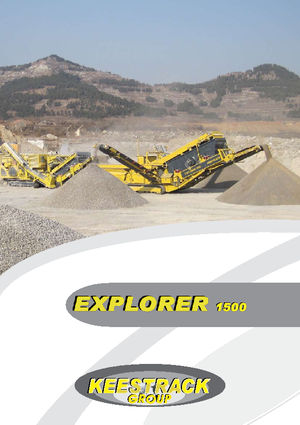 Mobil rosták Keestrack Explorer 1500