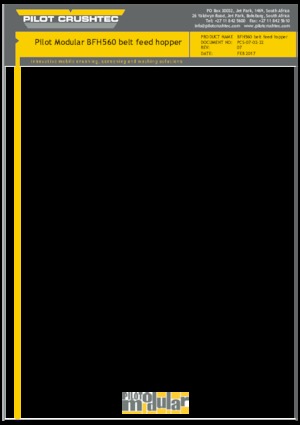 Mobil rosták Pilot Crushtec GFH560