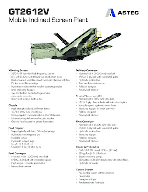 Mobil rosták Astec GT2612V