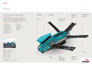 Mobil rosták Powerscreen H5163