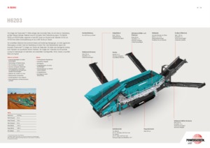 Mobil rosták Powerscreen H6203