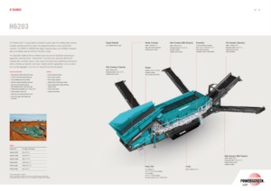 Mobil rosták Powerscreen H6203