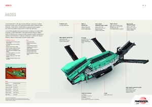 Mobil rosták Powerscreen H6203