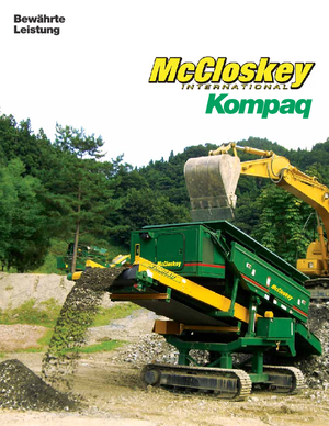 Mobil rosták McCloskey Kompaq