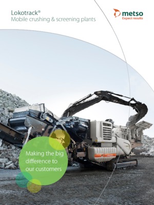 Mobil rosták Metso Lokotrack ST 620