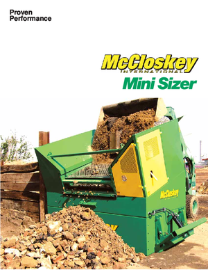 Mobil rosták McCloskey MiniSizer