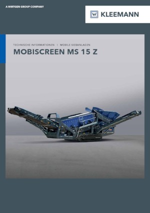 Mobil rosták Kleemann MS 15 Z