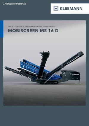 Mobil rosták Kleemann MS 16 D