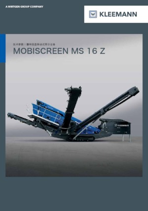 Mobil rosták Kleemann MS 16 Z