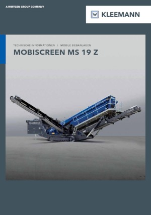 Mobil rosták Kleemann MS 19 Z