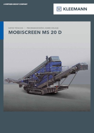 Mobil rosták Kleemann MS 20 D