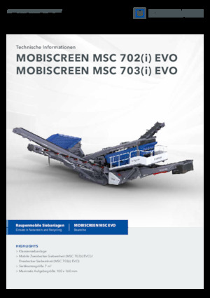Mobil rosták Kleemann MSC 703i EVO